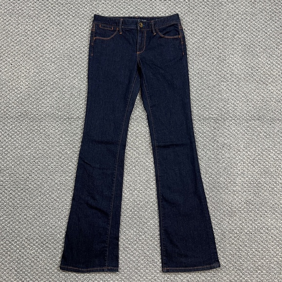 Banana Republic Denim - Banana Republic Jeans Women's Bootcut Size 25 Dark Blue Low Rise 32.5 in Inseam